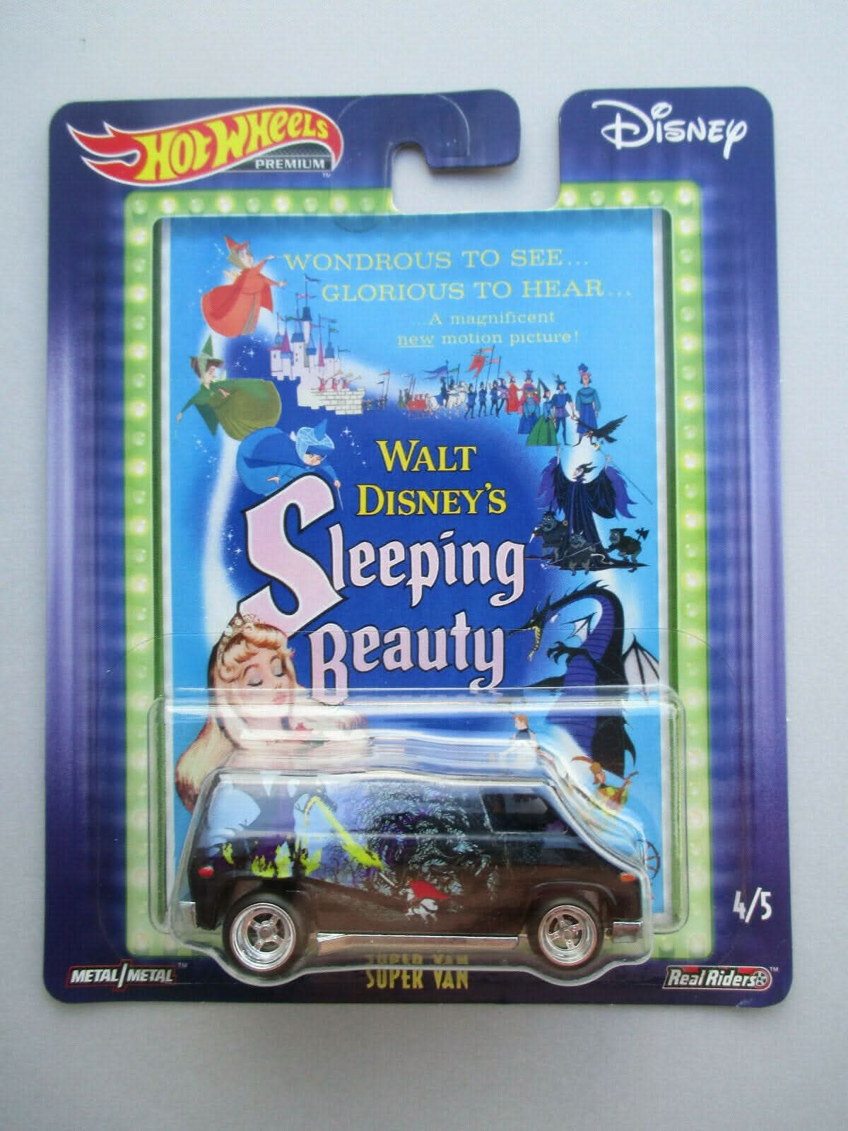 Collectable Carded Hot Wheels POP CULTURE WALT DISNEY'S SLEEPING BEAUTY SUPER VAN