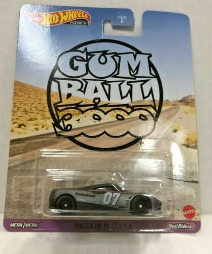 Collectable Carded Hot Wheels PAGANI HUAYRA GUMBALL 3000 Real Riders