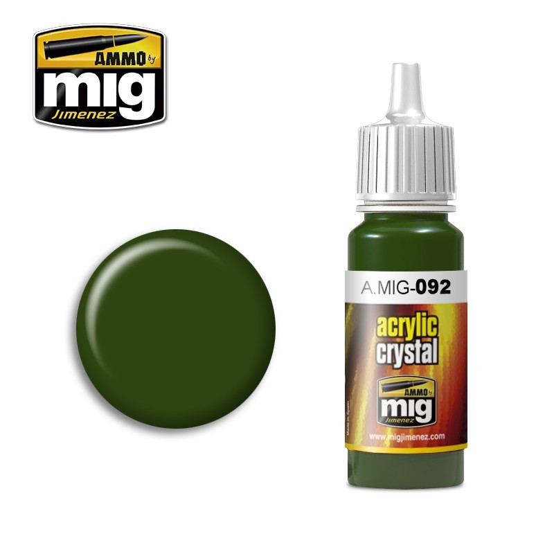 AMMO by Mig Jimenez Crystal Green – A.MIG-0092 — exact AMMO product