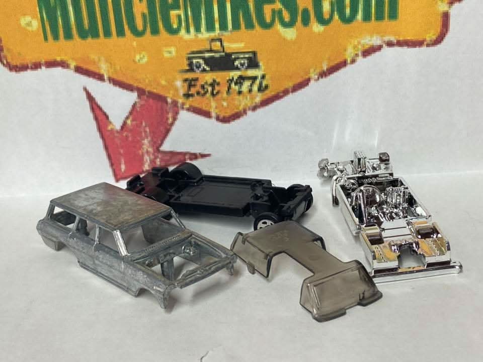 Kit DIY Hot Wheels Chevy II Nova Gasser Wagon 1964 desmontado y listo para personalizar