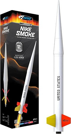 Estes Nike Smoke Pro Series II E2X Model Rocket Kit #9704 product image