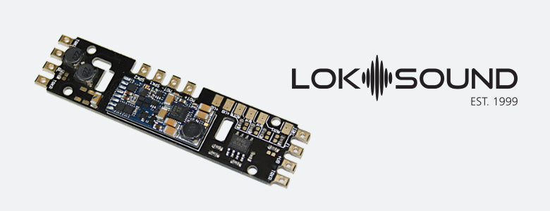 ESU 58821 LokSound 5 Direct DCC sound decoder board.