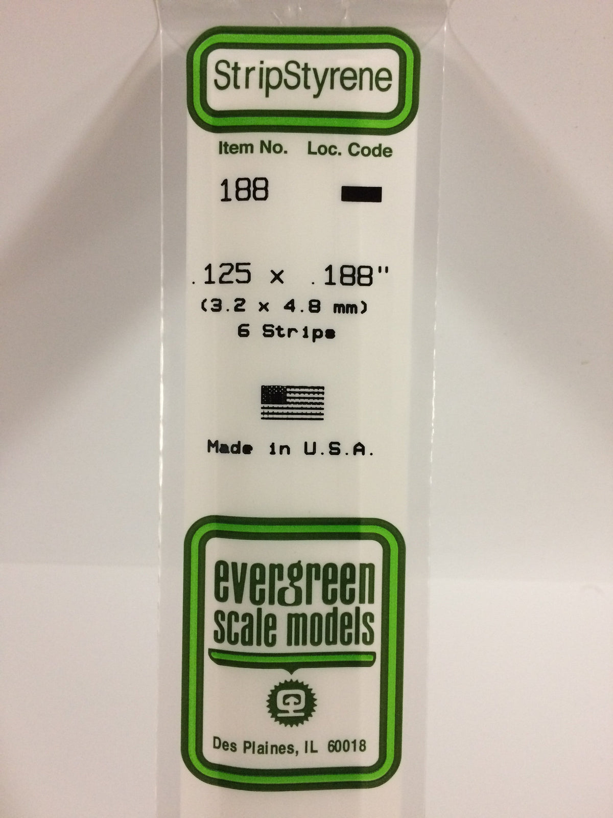 Evergreen #188 Styrene Strips: Dimensions & Build Planning | Muncle Mikes
