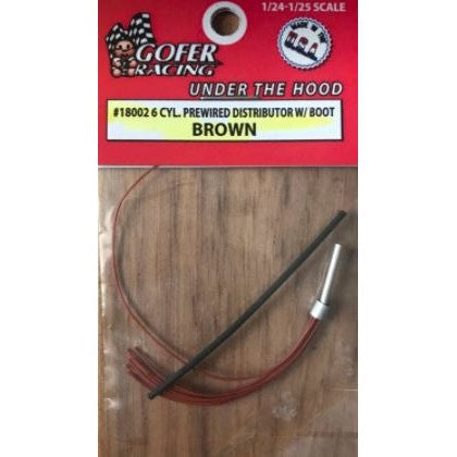 Gofer Racing Decals Prewired Distributor Brown Plug Wire With Boot — exact product reference