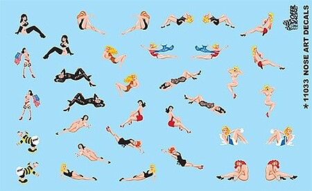Gofer Racing Decals 1/24-1/25 Nose Art Model Graphics #11033 - product image