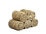 Harburn Hamlet CG213 HO stacked round hay bales