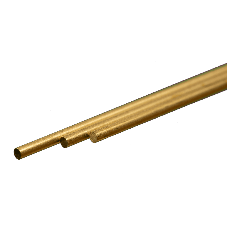 K&S 8169 .072-Inch x 12-Inch Solid Brass Rod 3-Pack