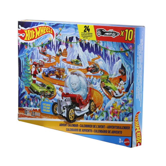 Mattel reference image for the Hot Wheels 2026 Advent Calendar JLG41
