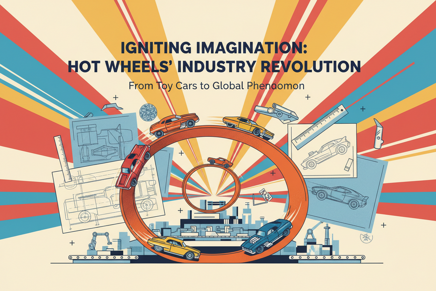 Editorial illustration accompanying a toy-car safety-information guide