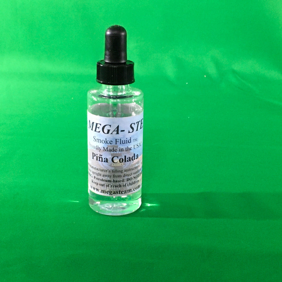 JT's Mega-Steam 134 Pina Colada smoke fluid, 2-ounce dropper bottle