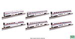 KATO 106-3531 Amtrak Phase III Superliner 6 Car Set N Scale