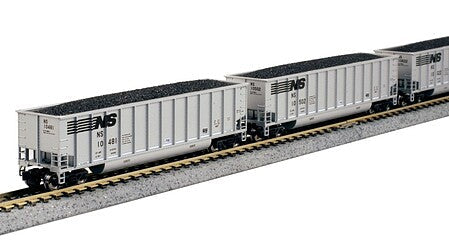 KATO Bethgon Coalporter 8 Car Set Norfolk Southern #1064634 - product image