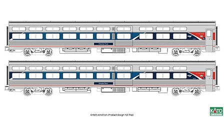 KATO N Viewliner 1 Ph2 Sleeper 2pc Set w/Lts #10662961 - product image