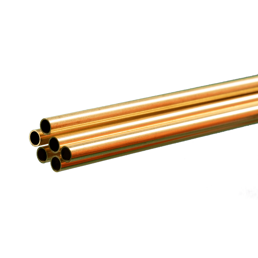 K&S Precision Metals 1147 3/16 inch round brass tube 36 inch 6-piece pack