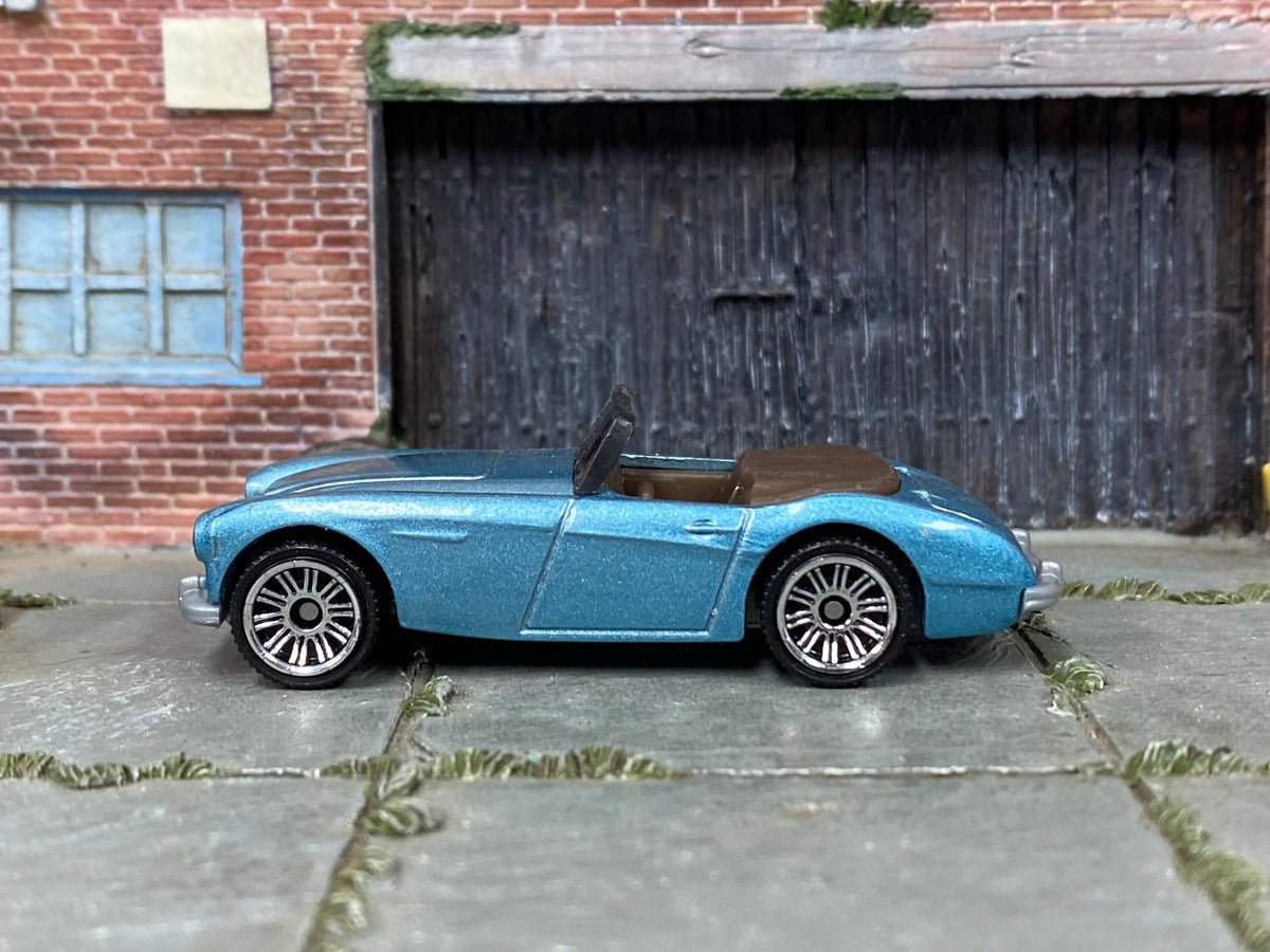 Matchbox 1963 Austin Healey 3000 in Blue, loose diecast car