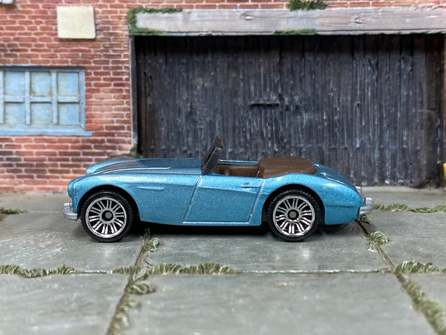 Matchbox 1963 Austin Healey 3000 in Blue, loose diecast car