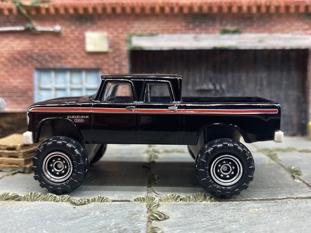 Matchbox 1968 Dodge D200 Off Road 4X4 Truck in Black, loose diecast car