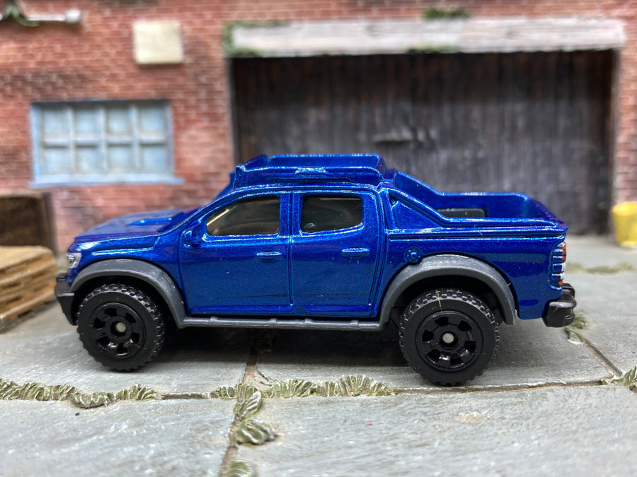 Matchbox 2016 Chevy Colorado 4X4 in Blue, loose diecast car