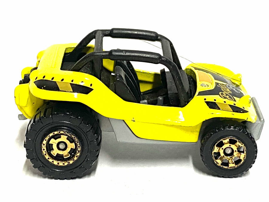 Matchbox Baja Bandit Dune Buggy in Yellow and Black, loose diecast car