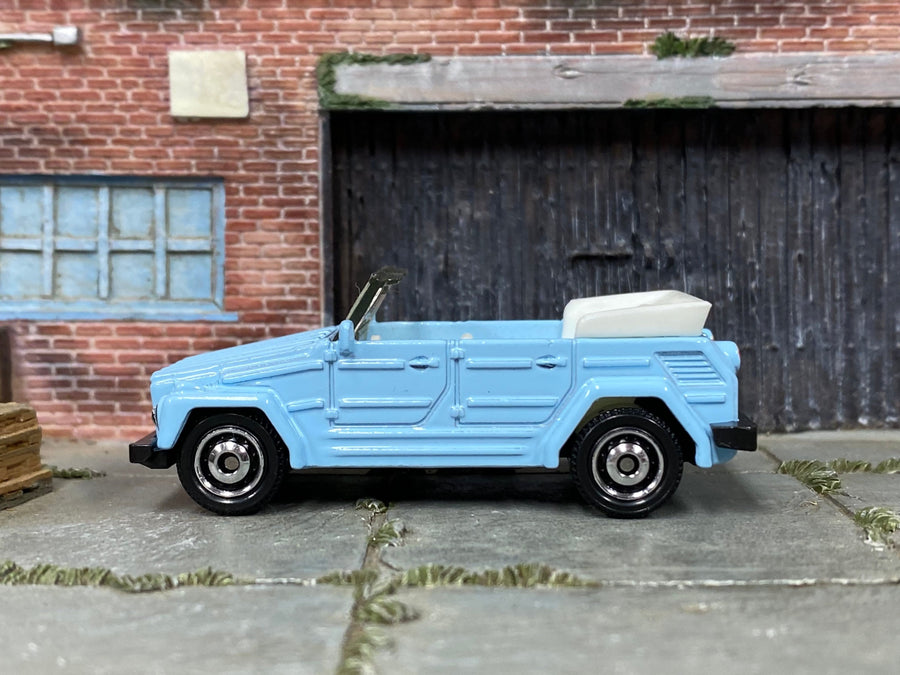 Matchbox VW Volkswagen Type 181 Thing in Light Blue, loose diecast car