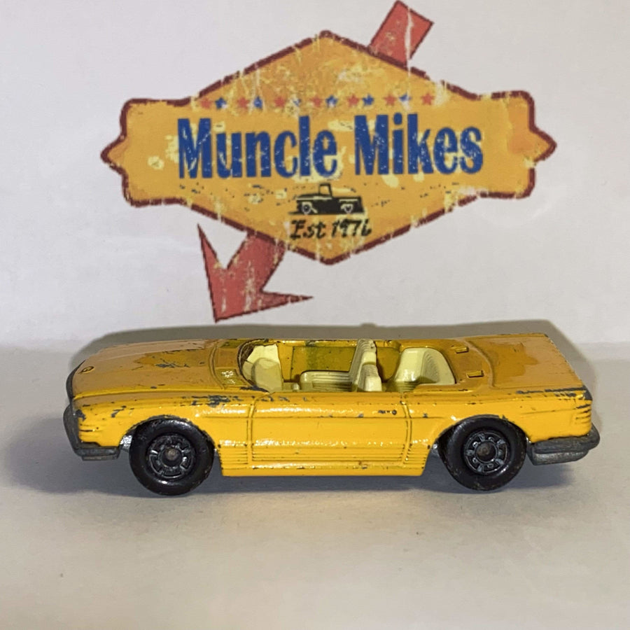 Matchbox Superfast 1974 Lesney England No.6 Mercedes 350SL - well loved