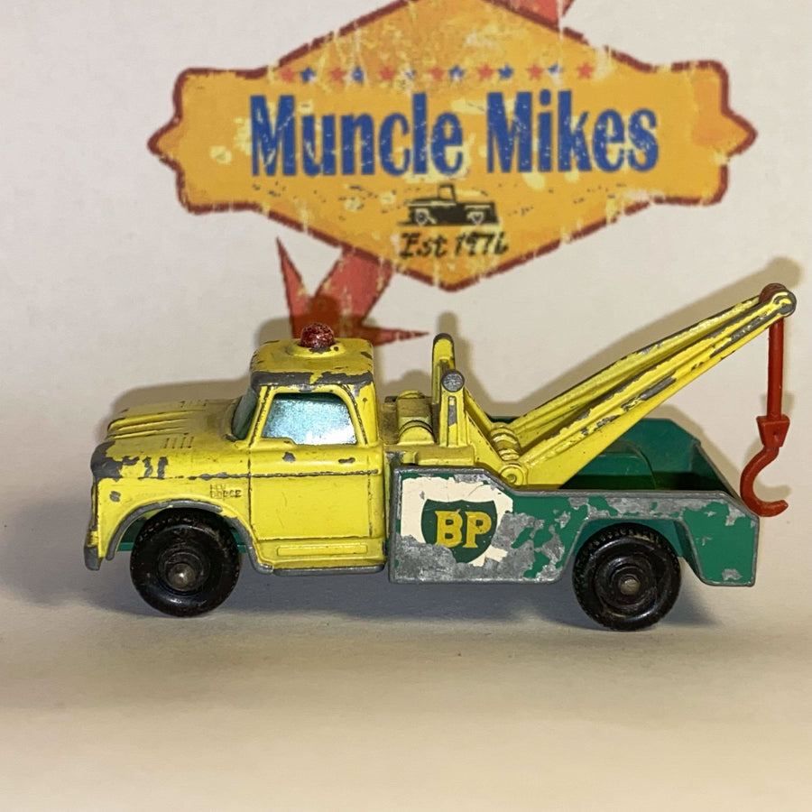 Matchbox Superfast No 13 Dodge Wreck Truck Very Rare DARK RED Hook (#1)