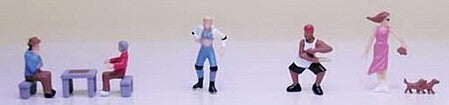 Model Power N Scale City Park People Figure Set – MDP1380 exact product image