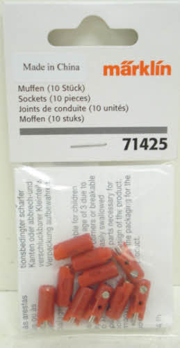 Märklin 71425 New-Style Red Sockets - 10 Pack