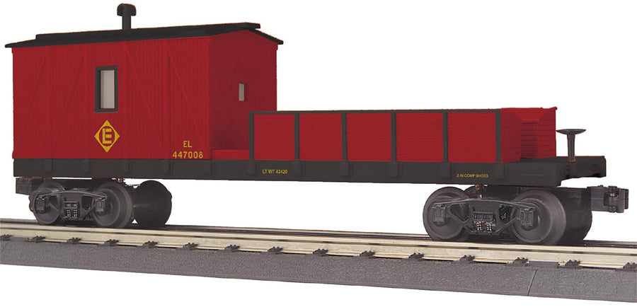 MTH 30-79712 O gauge Erie Lackawanna red crane tender car