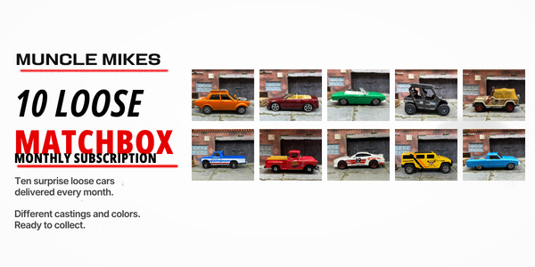 10 Loose Matchbox Monthly Subscription: Contents | Muncle Mikes
