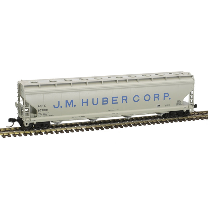 Atlas 50006015 ACF 5701 Plastics Hopper J.M. Huber #97889 – N Scale