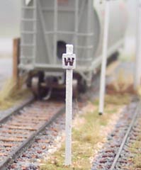 Osborn Model Kits N Scale GP Whistle Posts, 5 Sets