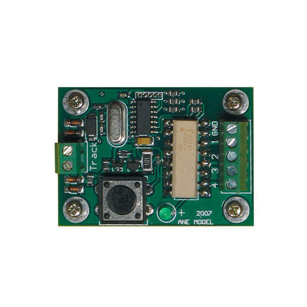 PECO PLS-135 SmartSwitch stationary decoder circuit board, top view.