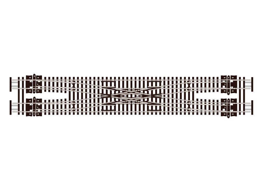PECO N Scale Code 55 Double Crossover Electrofrog – SL-E383F — exact-part product image