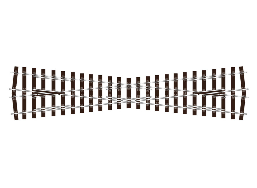 Peco HO Scale Code 75 Bullhead Crossing – SL-U1194 — exact-part product image