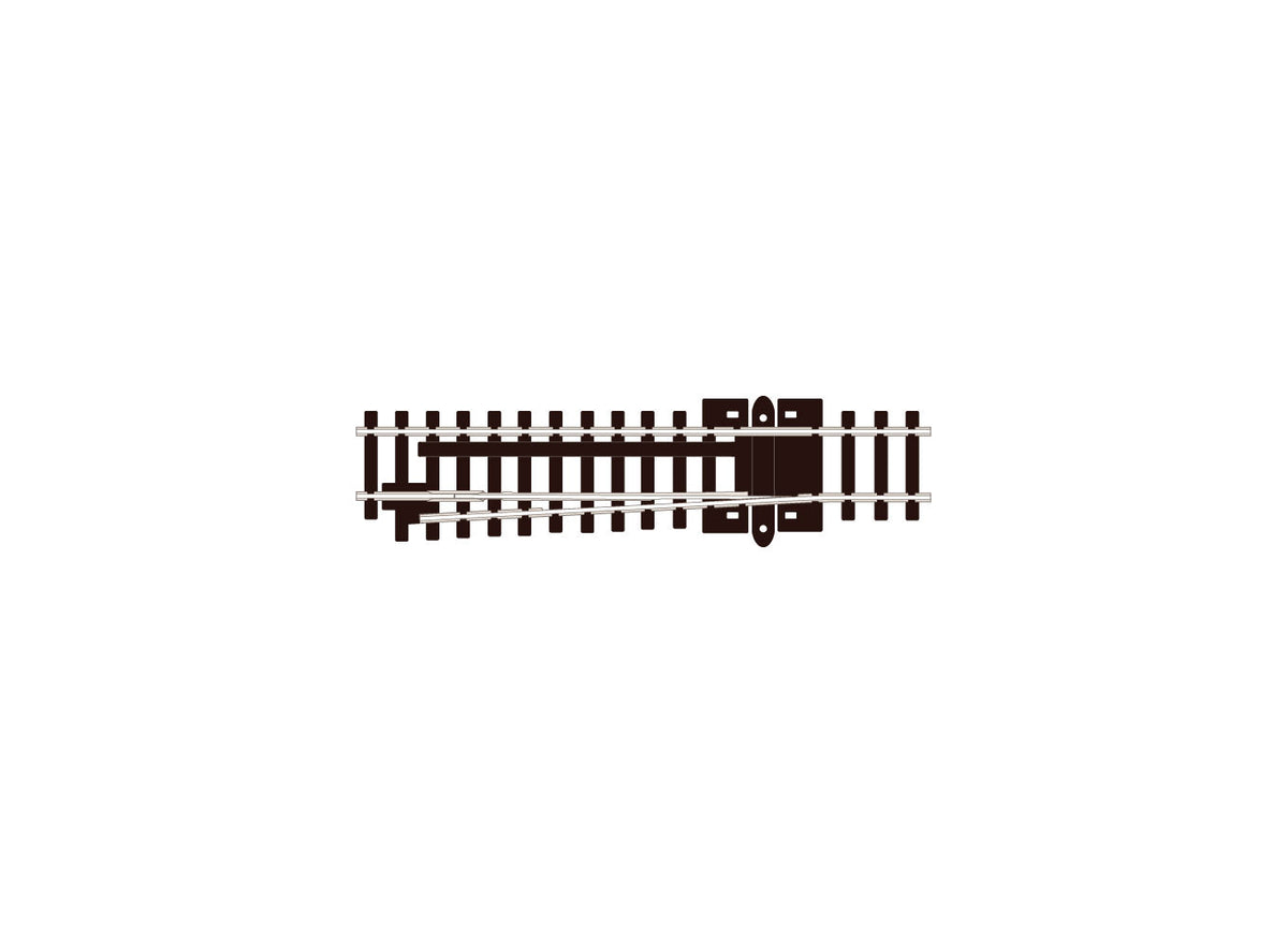 PECO SL-385 N gauge Code 80 left-hand catch Insulfrog turnout, manufacturer overhead illustration.