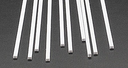 Plastruct 90765 styrene rectangular strip .080 x .100 x 10 inch 10 pack