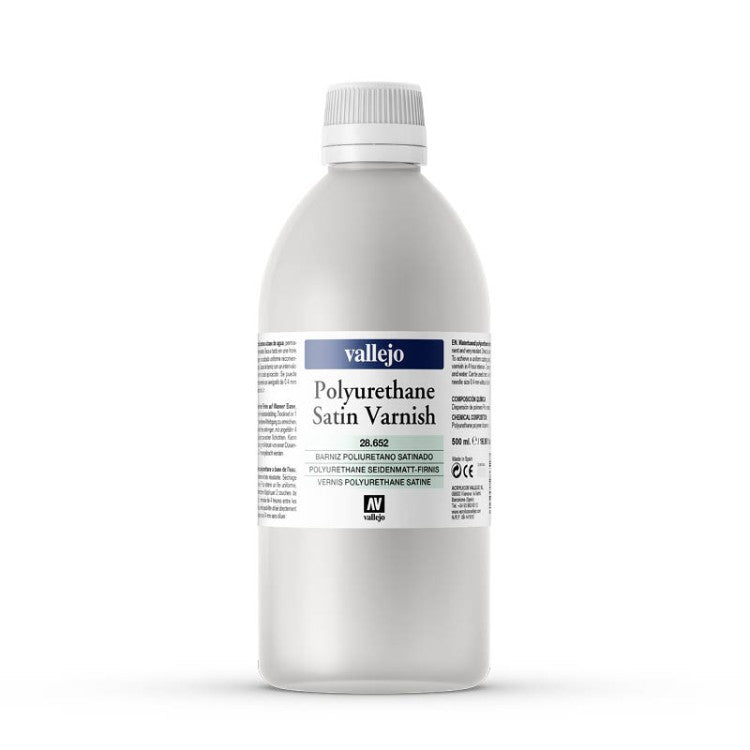 Vallejo 28.652 Satin Polyurethane Varnish – 500 ml