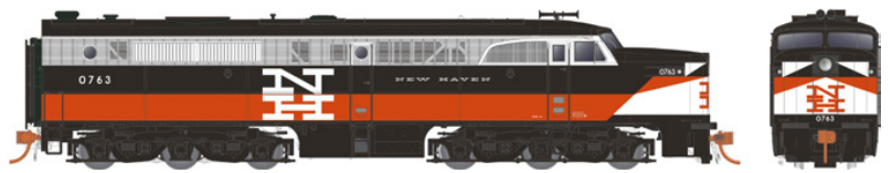 Rapido HO ALCo PA-1 New Haven #0772 McGinnis DCC/Sound #23562 - product image