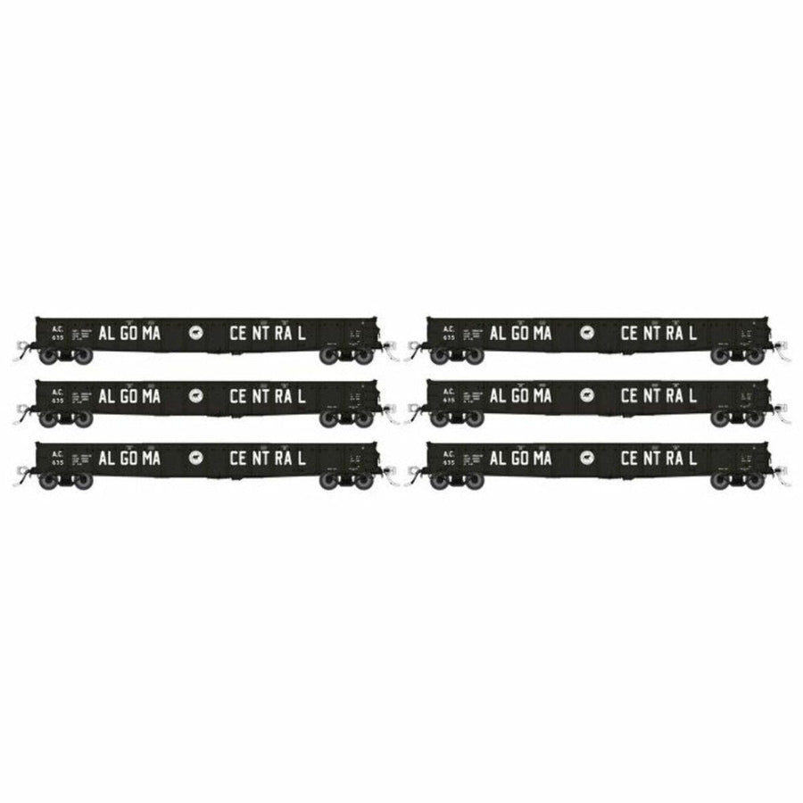 Rapido HO Scale Algoma Central 52' 6? Canadian Mill Gondola (6) - 50046