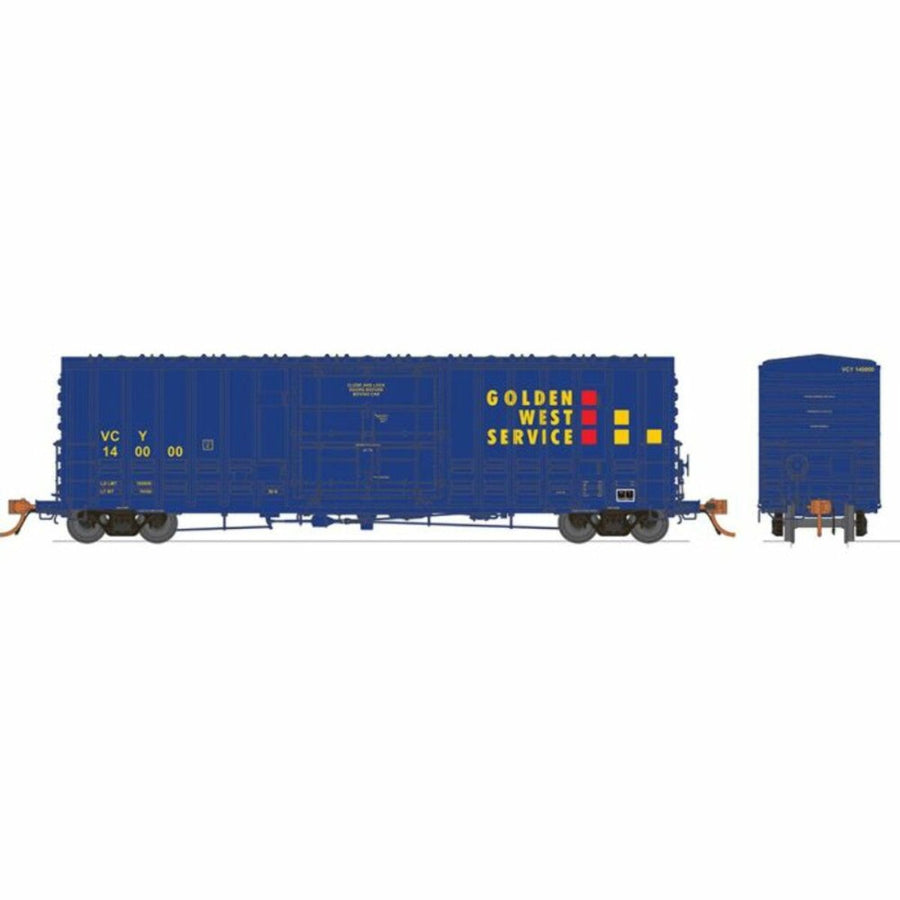 Rapido N Scale Golden West Ventura County B100 Boxcar 6-Pack #2 - 537004