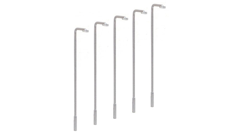Ratio 455 five modern station and street lights, OO scale plastic kit