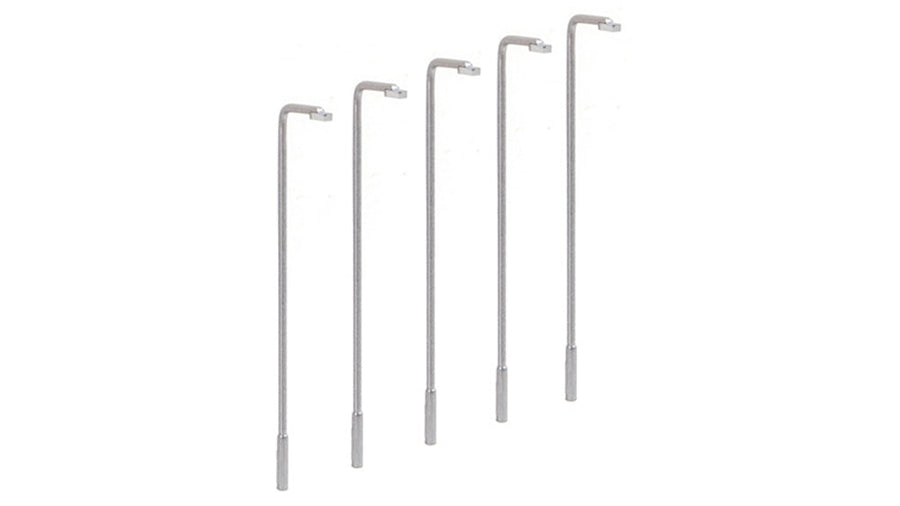 Ratio 455 five modern station and street lights, OO scale plastic kit