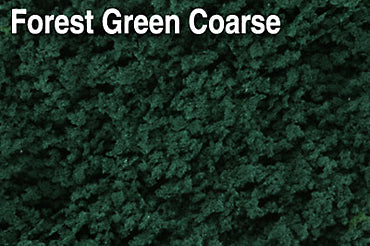 Scenic Express 816E Forest Green Coarse, 48 oz Eco Pak; manufacturer ground-cover texture detail, package not shown.