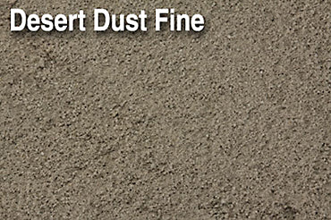 Scenic Express 855B Desert Dust Fine, 32 oz; manufacturer ground-cover texture detail, package not shown.