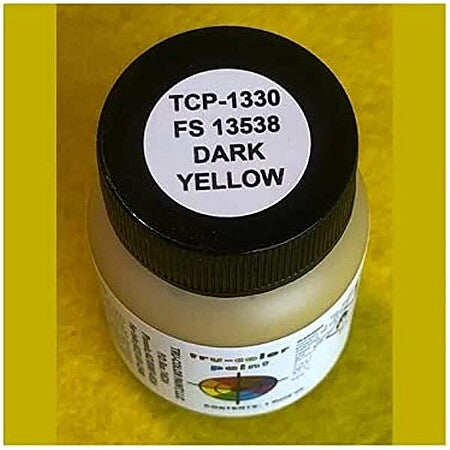 Tru-Color Paint FS 13538 Dark Yellow 1 oz TCP-1330