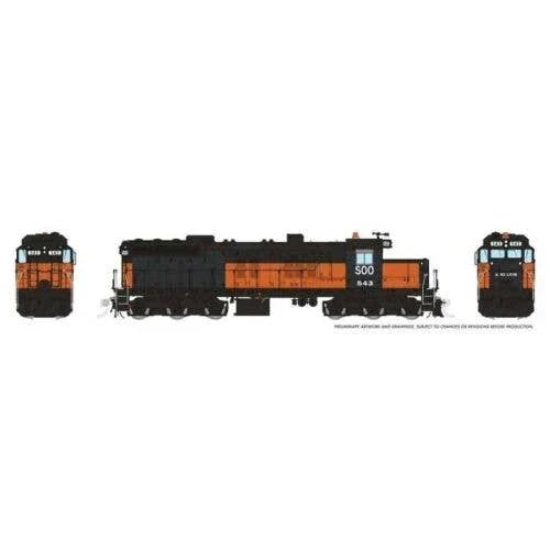 Rapido 50636 HO scale SOO Line EMD SD10 locomotive 543