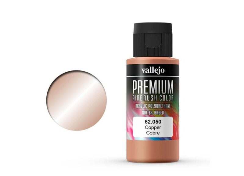 Vallejo Premium Color 62.050 Metallic Copper 60ml