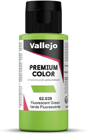 Vallejo Premium Color Fluorescent Green 62.039 – VLJ62039 — exact Vallejo product photo