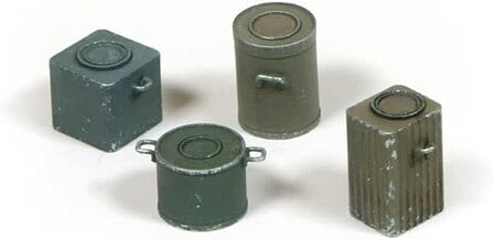 Vallejo SC224 actual four painted wwii german food containers miniature model examples